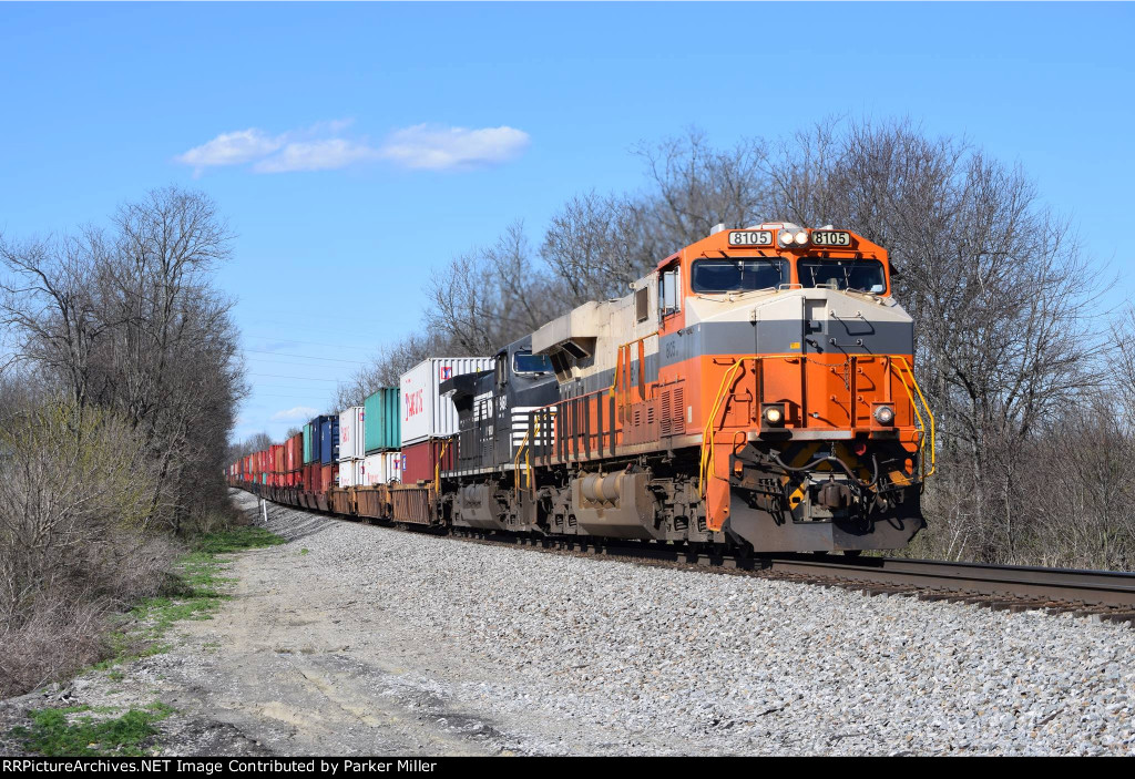 Creamsicle on a Hot Intermodal